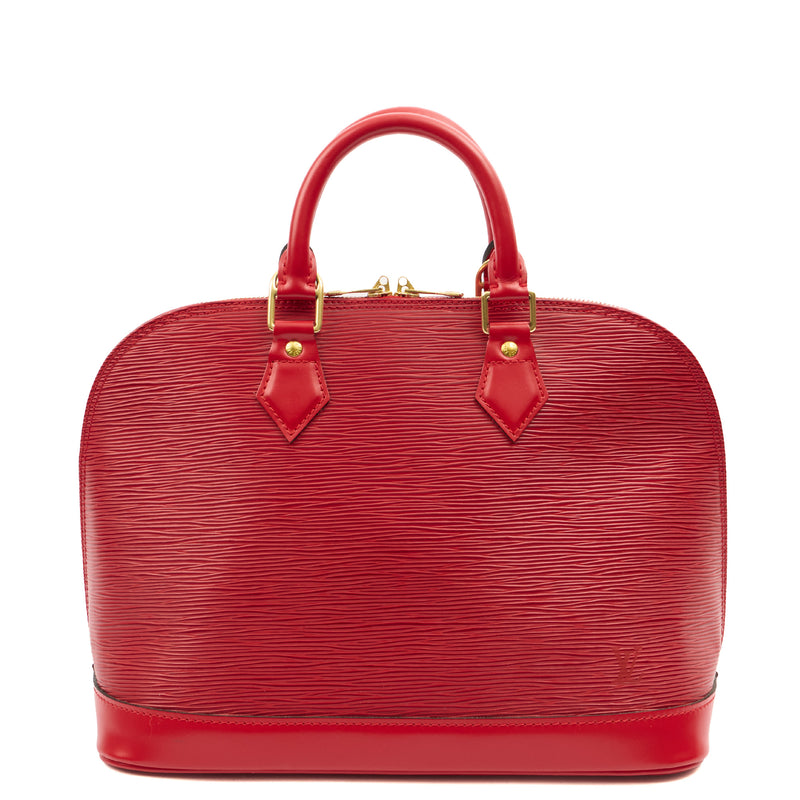 Picture of Louis Vuitton Tote Alma MM in Red, Epi Leather