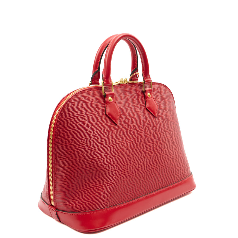 Picture of Louis Vuitton Tote Alma MM in Red, Epi Leather