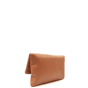 Picture of Mulberry Clutch Postman's Lock Clutch in Orange, Calfskin Leather