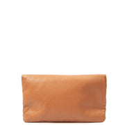 Picture of Mulberry Clutch Postman's Lock Clutch in Orange, Calfskin Leather