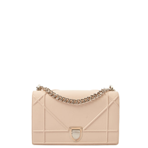 Picture of Christian Dior Shoulder Bag Diorama - Medium in Neutral, Calfskin