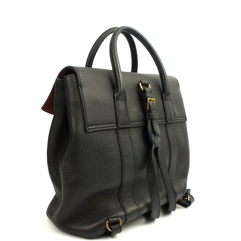 Picture of Mulberry Backpack Bayswater Backpack in Black, Leather