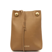 Picture of Loewe Cross Body T Pouch in Brown, Leather