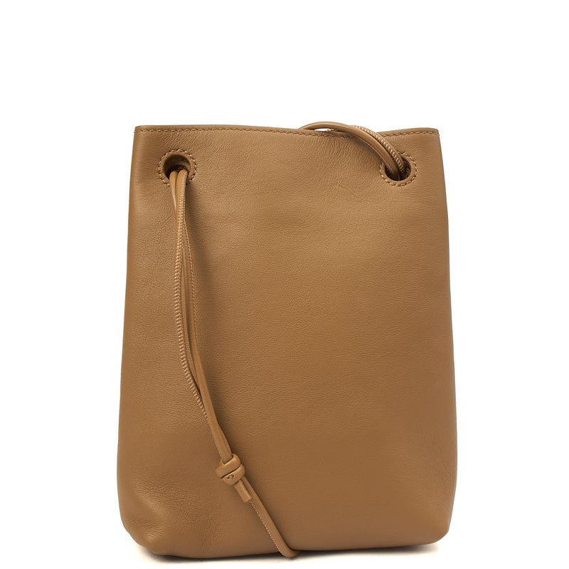 Picture of Loewe Cross Body T Pouch in Brown, Leather