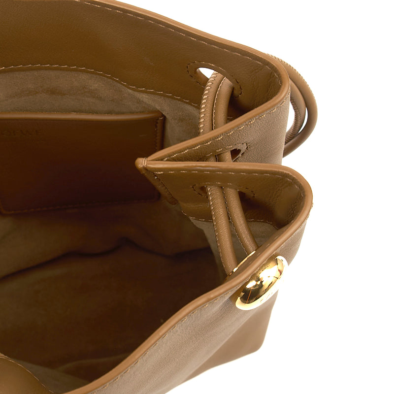 Picture of Loewe Cross Body T Pouch in Brown, Leather