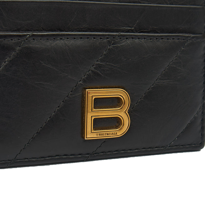 Picture of Balenciaga Card Holder Neo Classic Card Holder in Black, Leather