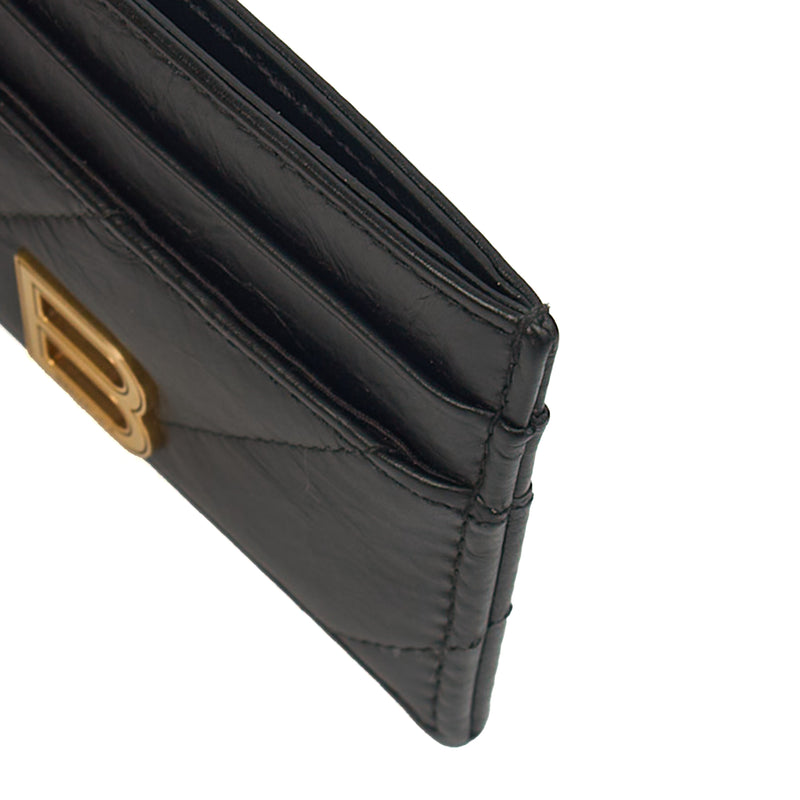 Picture of Balenciaga Card Holder Neo Classic Card Holder in Black, Leather