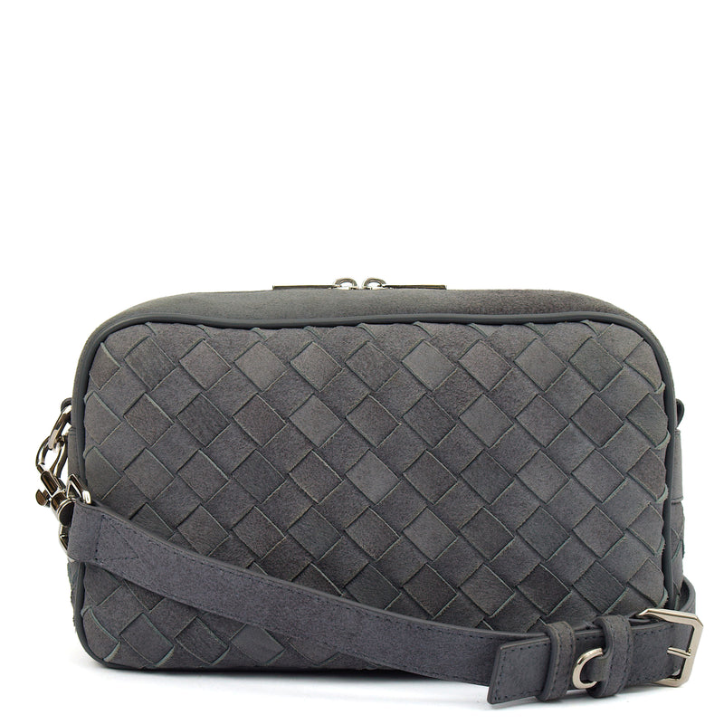 Picture of Bottega Veneta Cross Body Cross Body in Grey, Suede