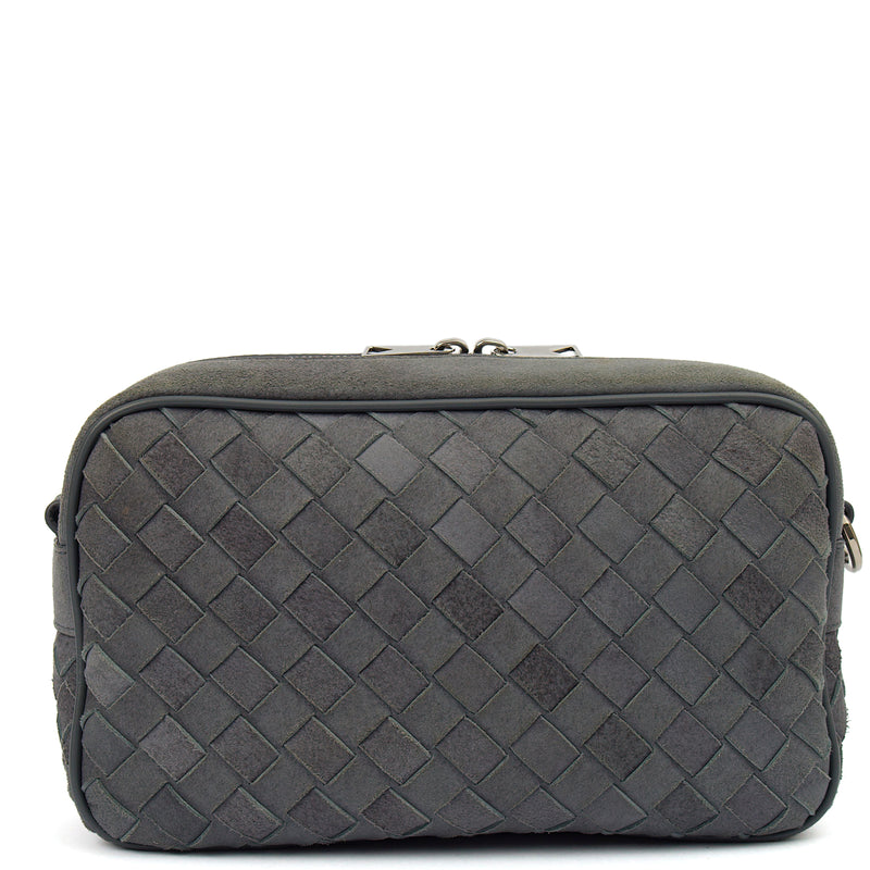 Picture of Bottega Veneta Cross Body Cross Body in Grey, Suede