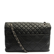 Picture of Chanel Shoulder Bag Classic Single Flap - Jumbo in Black, Lambskin Leather