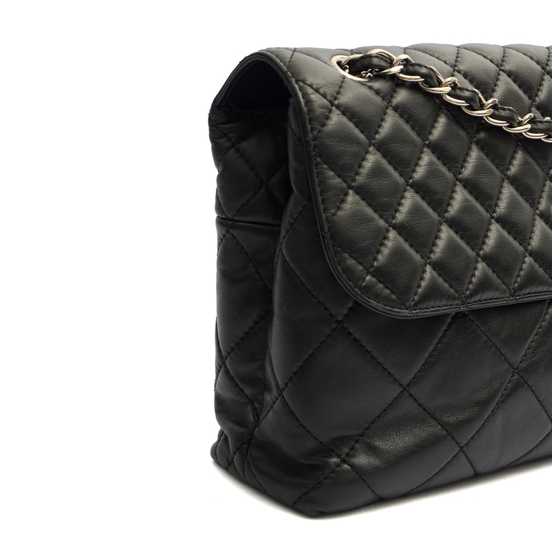 Picture of Chanel Shoulder Bag Classic Single Flap - Jumbo in Black, Lambskin Leather