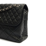 Picture of Chanel Shoulder Bag Classic Single Flap - Jumbo in Black, Lambskin Leather