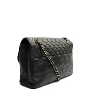 Picture of Chanel Shoulder Bag Classic Single Flap - Jumbo in Black, Lambskin Leather
