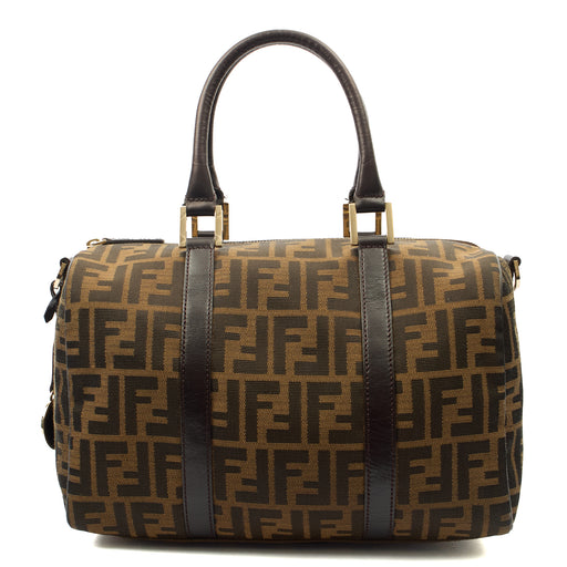 Picture of Fendi Tote Boston in Zucca FF, Canvas