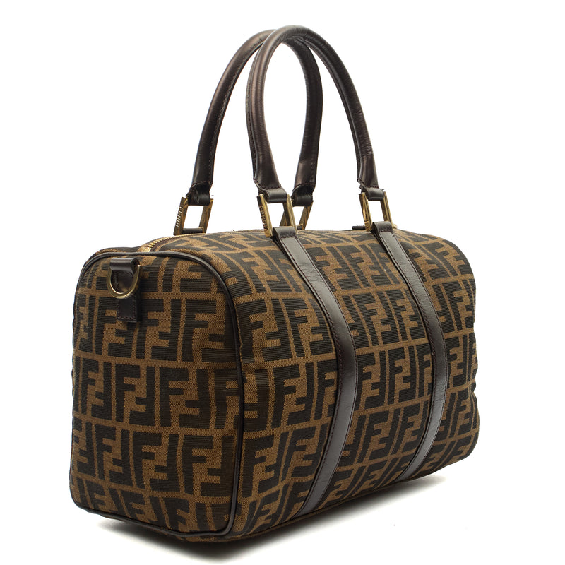 Picture of Fendi Tote Boston in Zucca FF, Canvas