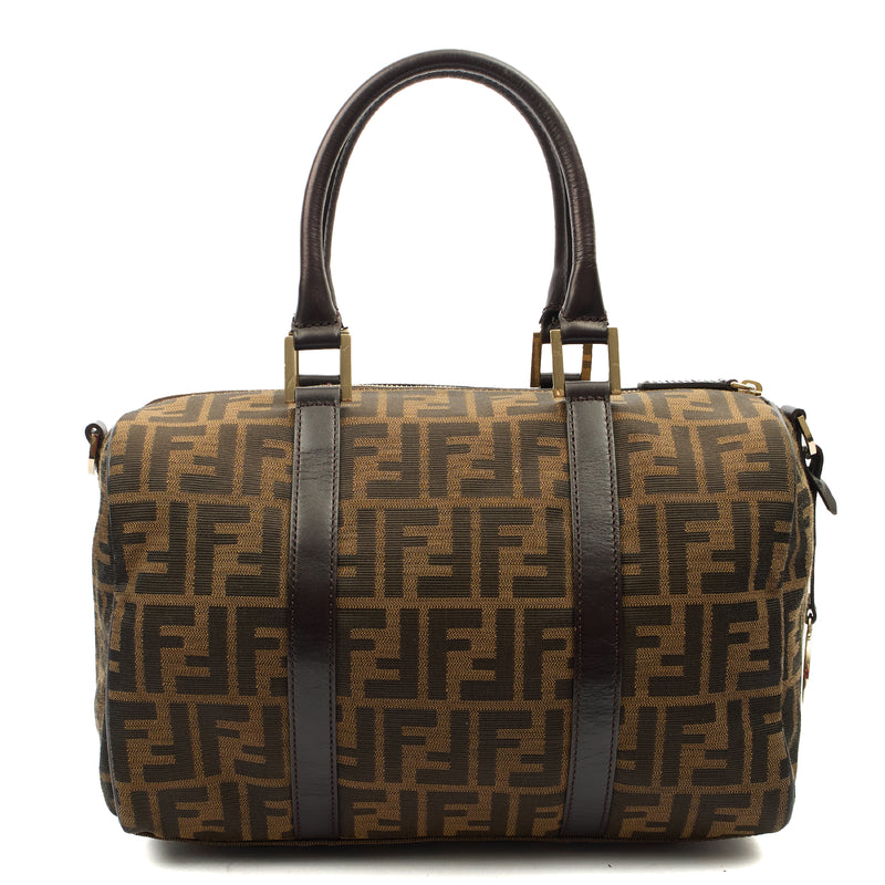 Picture of Fendi Tote Boston in Zucca FF, Canvas