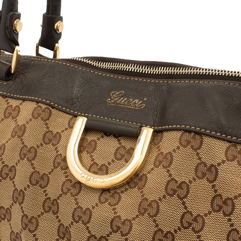 Picture of Gucci Tote Abbey Tote in GG Supreme, Fabric