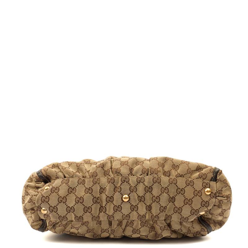 Picture of Gucci Tote Abbey Tote in GG Supreme, Fabric
