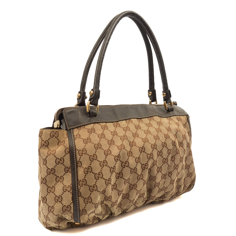 Picture of Gucci Tote Abbey Tote in GG Supreme, Fabric