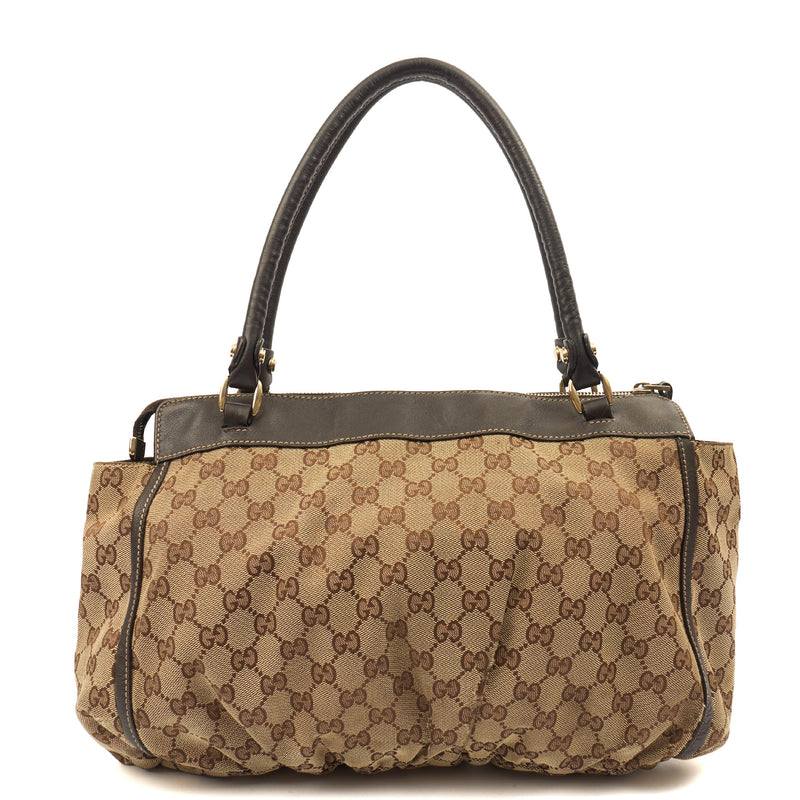 Picture of Gucci Tote Abbey Tote in GG Supreme, Fabric