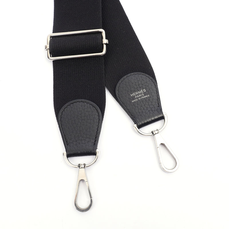 Picture of Hermes Cross Body Evelyne 29 in Black, Clemence Leather