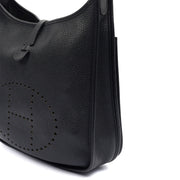 Picture of Hermes Cross Body Evelyne 29 in Black, Clemence Leather