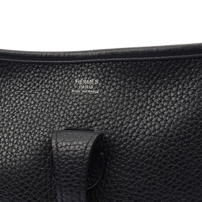 Picture of Hermes Cross Body Evelyne 29 in Black, Clemence Leather