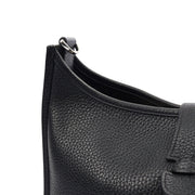 Picture of Hermes Cross Body Evelyne 29 in Black, Clemence Leather