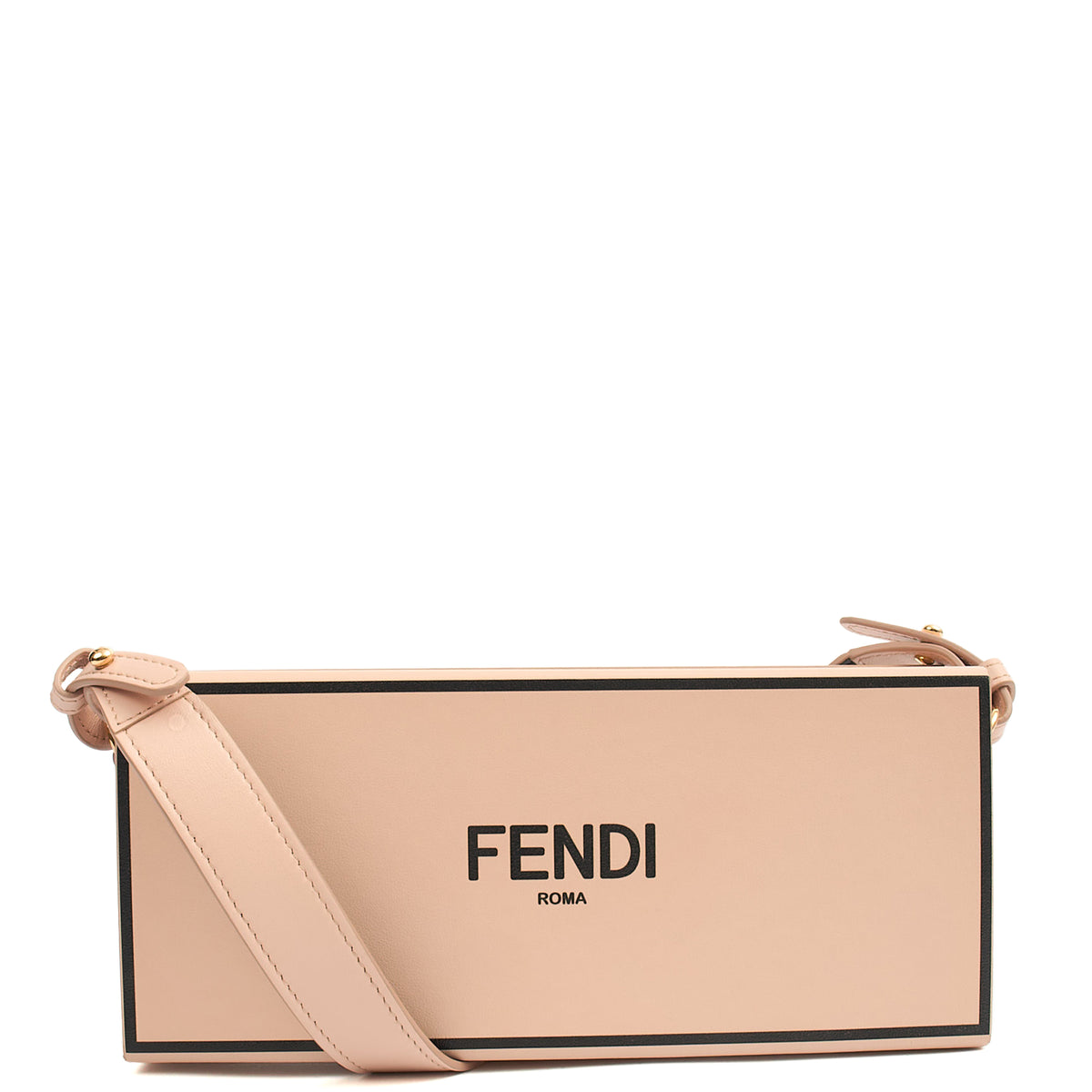 Fendi Cross Body Vertical Box Bag in Pink, Leather | The Handbag