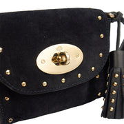 Picture of Mulberry Mini Bag Lily - Mini  in Navy, Suede