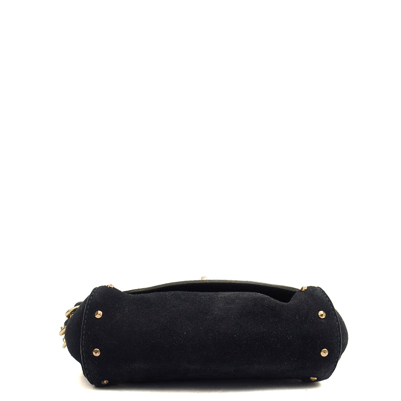 Picture of Mulberry Mini Bag Lily - Mini  in Navy, Suede