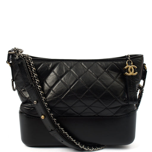Picture of Chanel Tote Gabrielle Hobo - Large in Black, Calfskin Leather