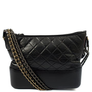 Picture of Chanel Tote Gabrielle Hobo - Large in Black, Calfskin Leather