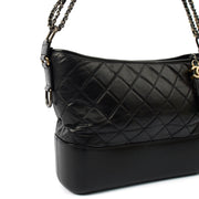 Picture of Chanel Tote Gabrielle Hobo - Large in Black, Calfskin Leather
