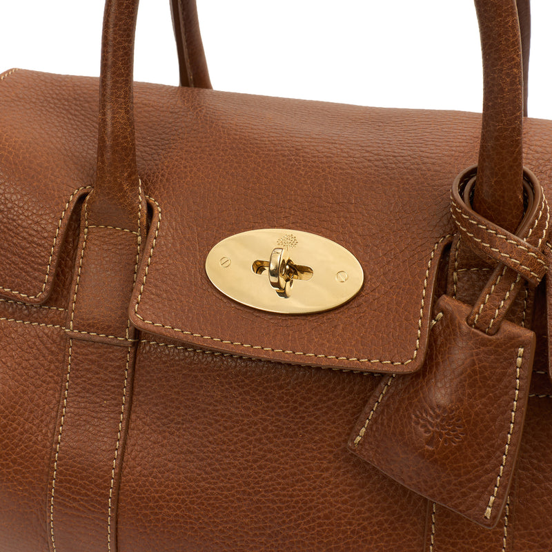 Picture of Mulberry Tote Bayswater with Strap- Small in Oak, Calfskin Leather