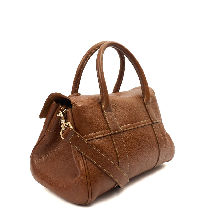 Picture of Mulberry Tote Bayswater with Strap- Small in Oak, Calfskin Leather