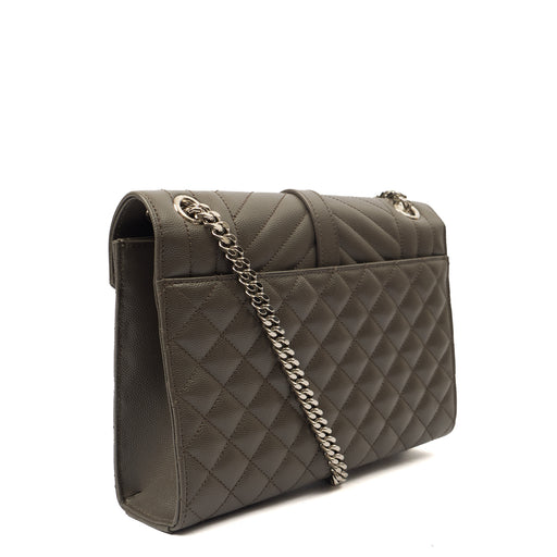 Picture of Saint Laurent Cross Body Envelope - Medium in Black, Leather