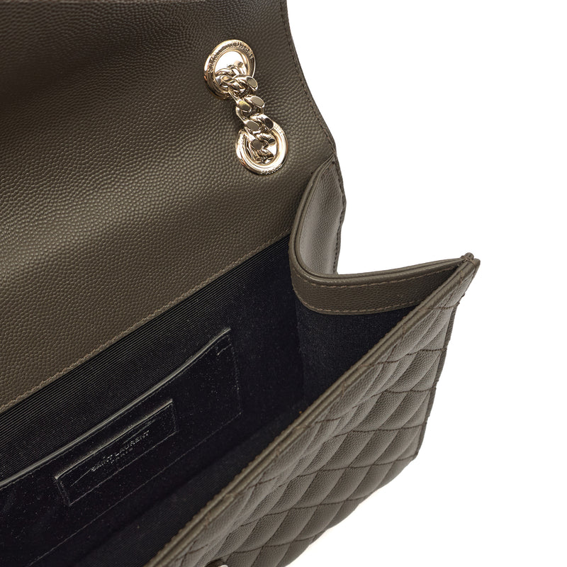 Picture of Saint Laurent Cross Body Envelope - Medium in Black, Leather