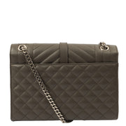 Picture of Saint Laurent Cross Body Envelope - Medium in Black, Leather