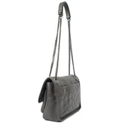 Picture of Saint Laurent Cross Body Niki- Baby in Grey, Leather