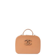 Picture of Chanel Cross Body Vanity Case in Brown, Leather