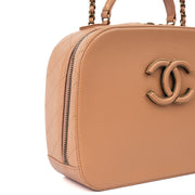 Picture of Chanel Cross Body Vanity Case in Brown, Leather