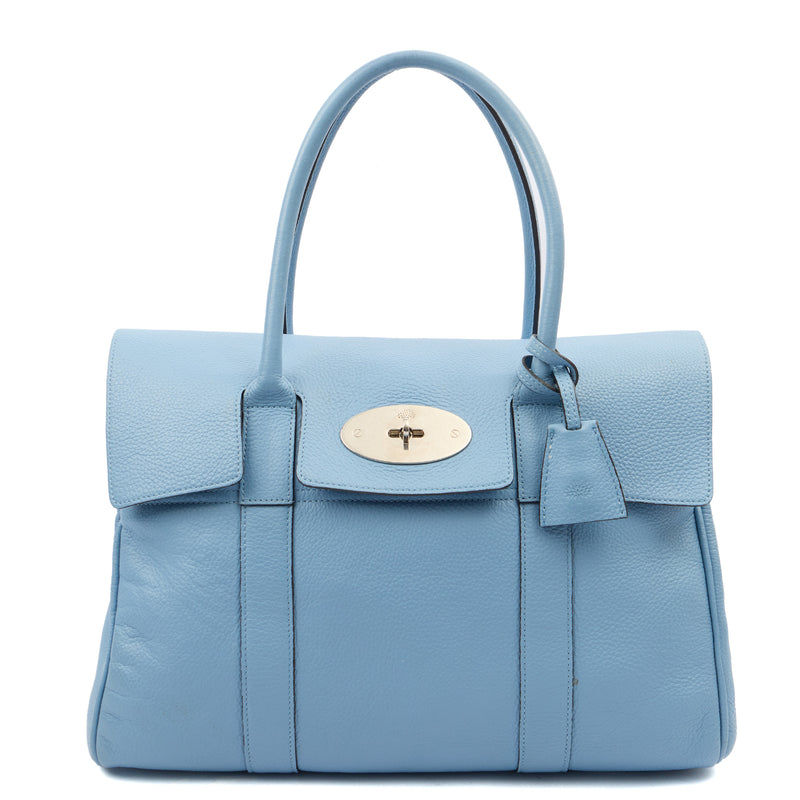Mulberry Tote Bayswater Heritage in Blue, Leather
