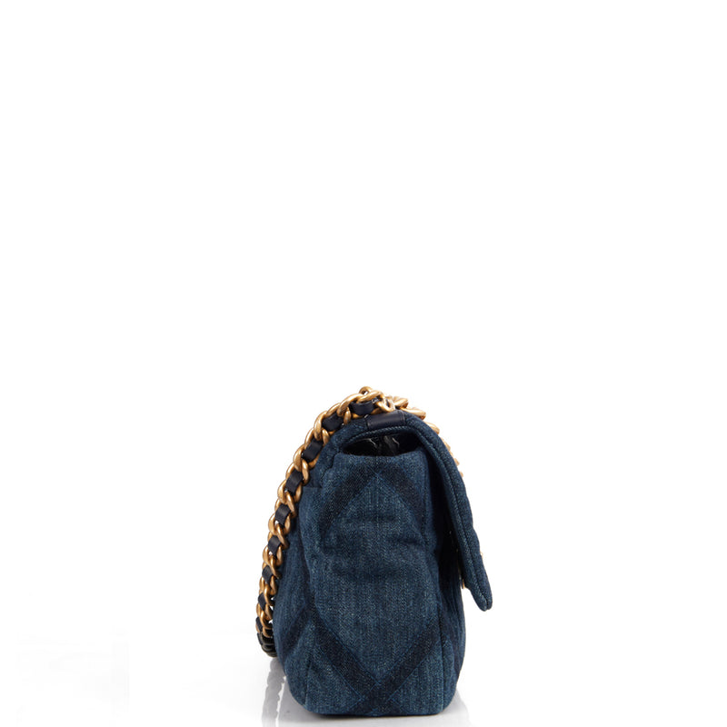 Picture of Chanel Shoulder Bag Chanel 19 in Navy, Fabric