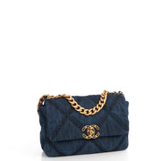 Picture of Chanel Shoulder Bag Chanel 19 in Navy, Fabric