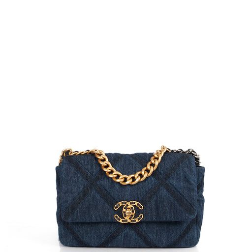 Picture of Chanel Shoulder Bag Chanel 19 in Navy, Fabric