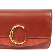 Picture of Chloe Shoulder Bag Chloe C - Small in Red, Calfskin Leather