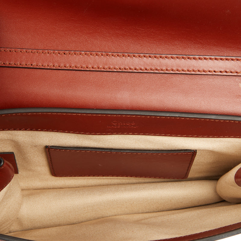 Picture of Chloe Shoulder Bag Chloe C - Small in Red, Calfskin Leather