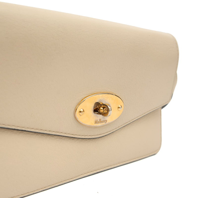Picture of Mulberry Cross Body Darley Shoulder Bag  in Neutral, Calfskin Leather