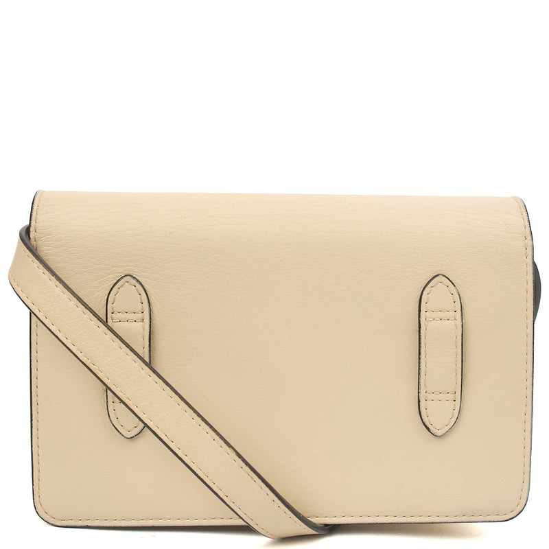 Picture of Mulberry Cross Body Darley Shoulder Bag  in Neutral, Calfskin Leather